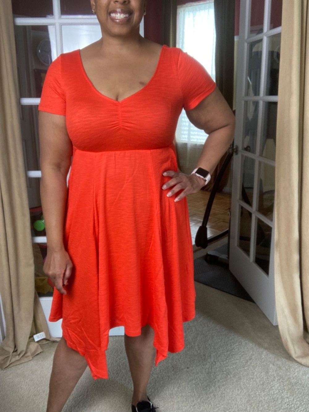 NWT Torrid Dress, Orange, size 0